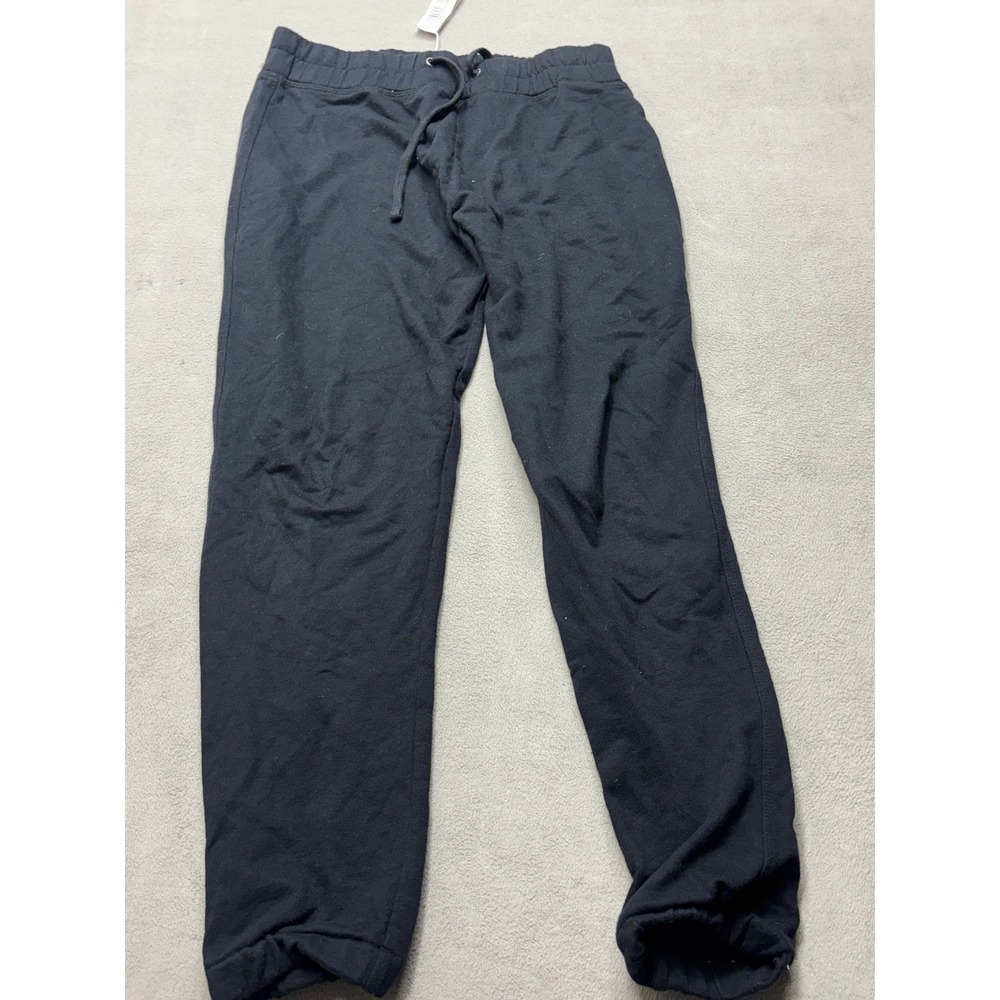 James Perse Standard Black Jogger Sweatpants WXAH1930CU Size 0 NEW